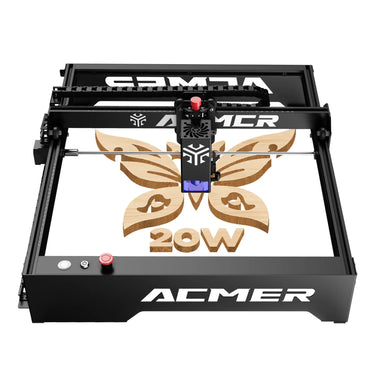 ACMER P1 20w Laser Engraver: 400x410mm Engraver with upgraded laser for faster results from NSE Imports #1.